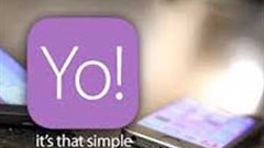 The Yo application lets users send a single word, Yo to other users. Now investors have put $10m into the venture. Image: