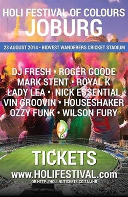 Holi Festival of Colours comes to Joburg