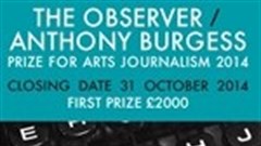 The Observer/Anthony Burgess Prize for Arts Journalism