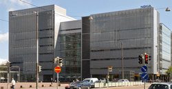Nokia's headquarters in Helsinki, Finland. Microsoft recently concluded its acquisition of the Finnish company’s devices and services business. (Image: Russavia, via Wikimedia Commons)