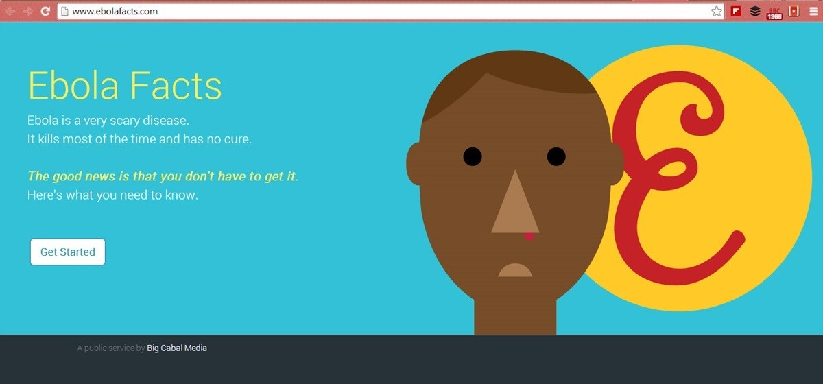 Educational website, Ebola Facts, proves popular