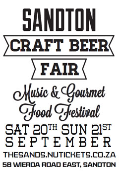 Band line-up for Sandton Craft Beer Fair announced