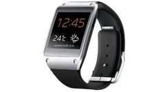 Samsung's new Gear S smartphone that receives and makes calls without being tethered to a mobile phone. Image: