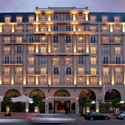 The facade is imposing, but the service is superb.