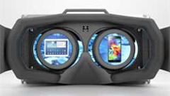 Samsung's new VR headset that said to give gamers an immersive 3-D experience while playing games. Image: