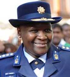 Commissioner Riah Phiyega also urged people to speak out against police killings and contact the authorities with information they my have. Image: