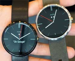 Motorola's new Moto 360 smartwatch. Image: