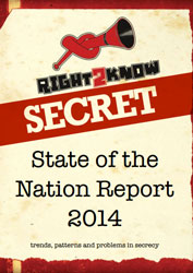 Right2Know Campaign releases its 2014 'Secret State of the Nation' report