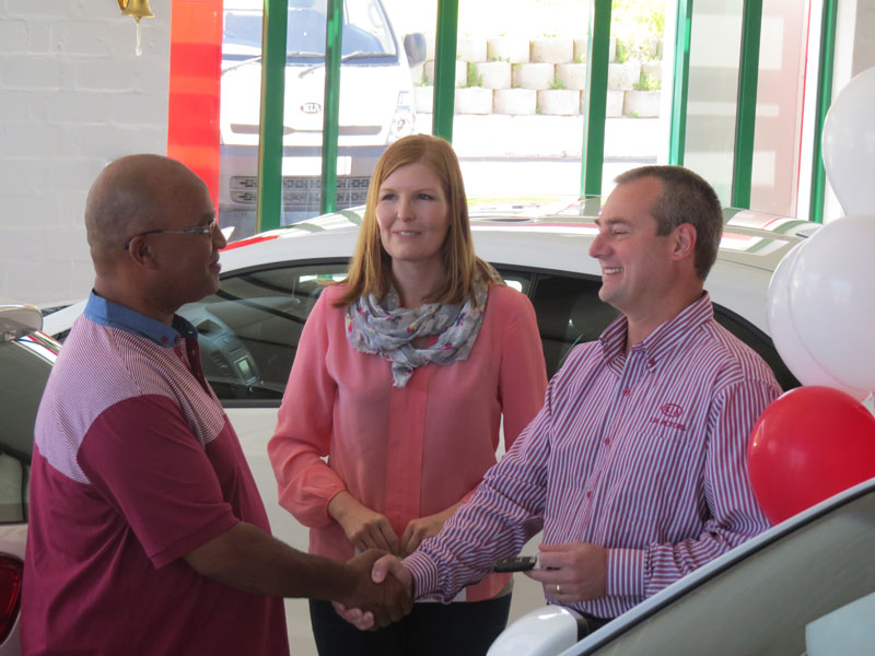 Huggies hands over Kia Sportage to first winner