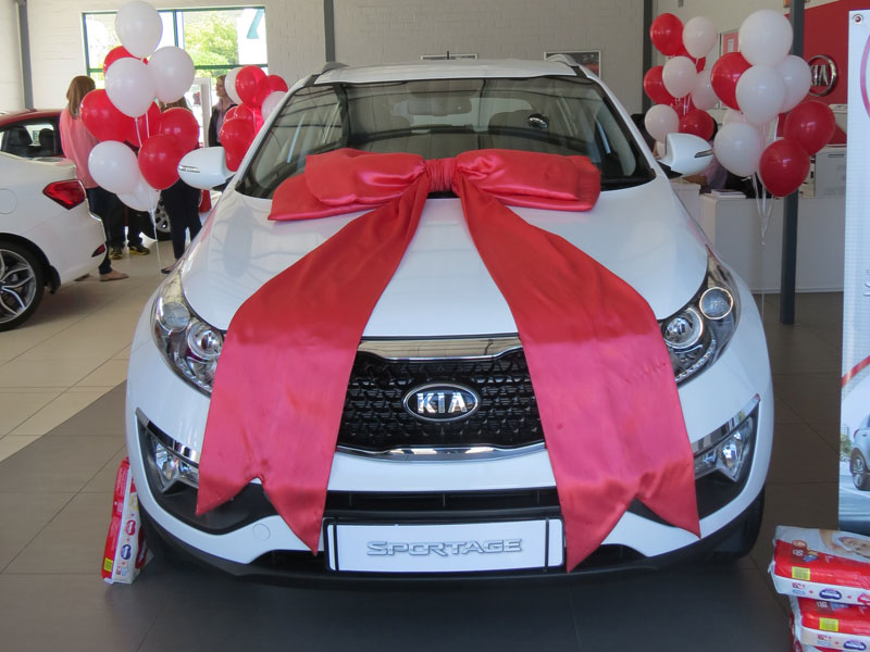Huggies hands over Kia Sportage to first winner