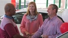 Huggies hands over Kia Sportage to first winner