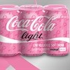Coca-Cola Light dressed in pink to raise awareness for breast cancer