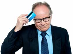 The loss of credit card information and the fraudulent theft from banks after the card information had been stolen is the crime that most people in the US fear. Image: Stock Image: