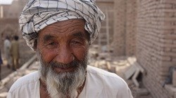 Naim Korbon is rebuilding his house in northern Afghanistan after the worst floods in 40 years. The region has seen increasingly unpredictable weather in recent years, with experts suggest climate change is a factor. © Joe Dyke/IRIN