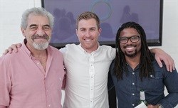 Ian Fuhr, Founder of the Sorbet Group; Mike Silver, MD of Stretch Experiential Marketing; and Avukile Mabombo, Brand Manager of Amstel Lager.