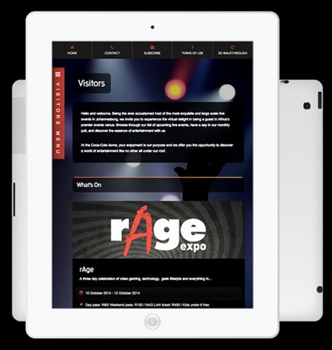 Flume designed and developed a full multi-user experience website for the Coca-Cola Dome.