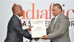 Rinos Mautsa awarded with the Indiafrica Young Visionaries Fellowship Award