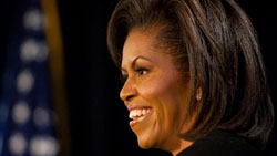 We tend to believe people who we respect. If we do not respect them, we are probably less likely to believe them. And that applies whoever you are - even Michelle Obama. (Image: Public domain)