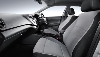 Five will fit comfortably in the cleaner cabin, nicely decked out in eye-pleasing piano black and chrome finishes.