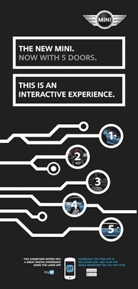 #MINI5Door awakens the senses through Layar Augmented Reality
