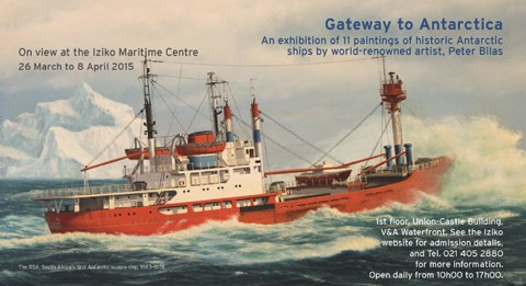 Exhibition of paintings of historic Antarctic ships