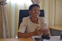 Poppy Morule, Principal Mmuagabo Primary School, Bodibe Village