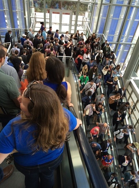 So much of people and plaid shirts