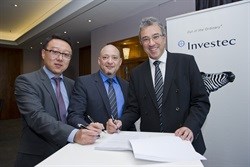 Albert Li, CRI-Eagle Investments; Robin Magid, Investec Property; and David Hertz, Werksmans.
