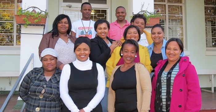 The 11 finalists 2015 from left. Front: Miena Stuurman, Johanna Damons, Noliso Gusana, Erien Smith. Centre: Charlene Theunissen, Elsie Matika, Yolanda Michaels, Monica Plaatjies and Raylene Booysen. Back: Pudumo Ntsane and Armando Baartman.