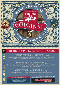 Diemersfontein Pinotage-on-Tap Festivals