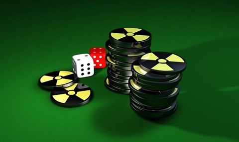 [Earth Focus] Nuclear red. Renewable energy green