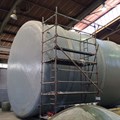 Construction of largest GRP tank completed