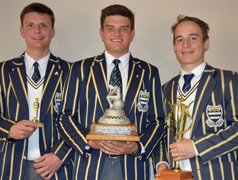 Grey College winning team, and 2015 Quizz Whizzes