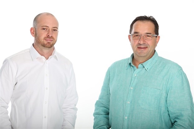 Chris Fahy, Kwikweb co founder and CTO with Eduard Marais, co founder and CEO