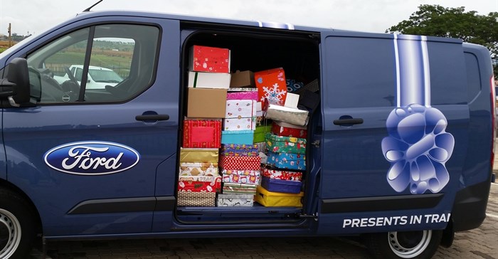 Ford teams up with Santa ShoeBox