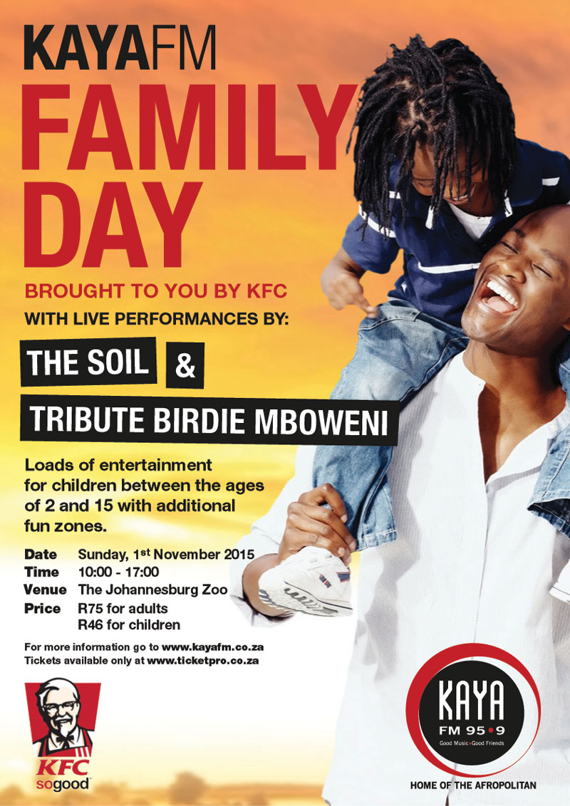 Kaya FM Family Day brought to you by KFC