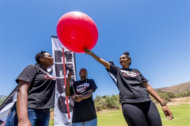 Girl power takes to space