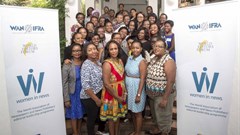 The Women in News editors and senior journalists from Botswana, Zambia, Zimbabwe, Kenya, Malawi and Tanzania. Rwandan Women in News journalists will join the programme soon.