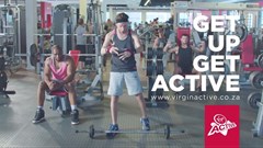 The Virgin Active 'Get off your ass' TVC.