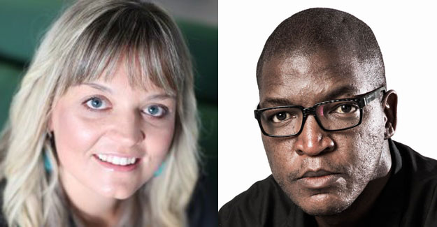 Nadia Boucher Coombe, head of marketing for 24.com and Tseliso Rangaka, executive creative director at Ogilvy & Mather Cape Town