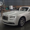 The Rolls-Royce Wraith at Bidvest Panalpina Logistics’ warehouse.