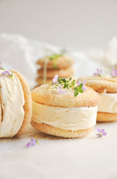 Ice cream sandwiches for my Valentine