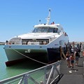 HelenOnline via  - Passengers boarding Sikhululekile ferry docked at Murray's Bay Harbour in Robben Island for return trip to V&A Waterfront. Sikhululekile means &quot;We are free&quot; in the Xhosa language.