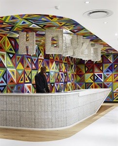 Google HQ reception area. Image by Graeme Wyllie.