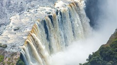 Victoria Falls: the smoke is thundering