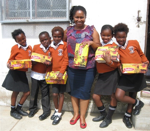 Sovereign Foods donates shoes and food vouchers