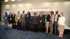 This launch saw a gathering of the different project development partners, including the WHO, the World Bank, the UNFPA, the AFD and UNICEF
(Source: Ministère de la Santé de la République Gabonaise)