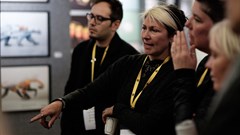 A scene from day one's D&AD judging