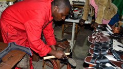 Micheal Habumugisha of Musanze in his workshop. Source: COMESA