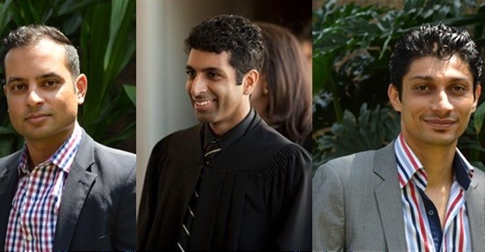 Bamba Group co-founders and directors: Al Ismaili, Faiz Hirani and Shehzad Tejani